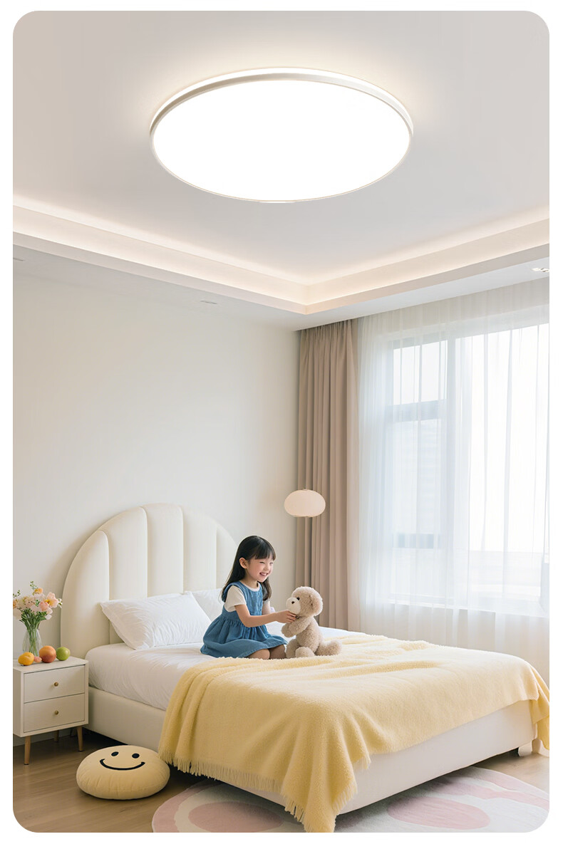 Dell Modern Minimalist Ceiling Light Ultra-Bright LED Eye-Care Living Room Bedroom Dining Lamp Zhongshan Lighting 33
