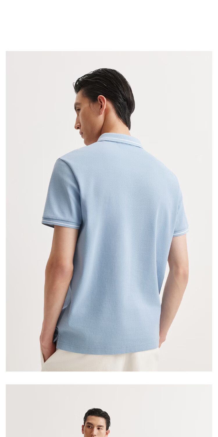 JACK&JONES Men's Polo Shirt Business Casual Cooling High-Count Exquisite Embroidery Turn-Down Collar Multi-Color Short Sleeve Top 226106007 14