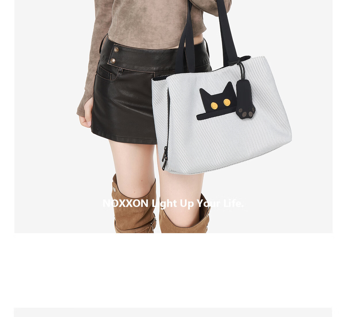 NOXXON New Commuter Shoulder Bag Niche Korean Style Handheld High-End Small Tote Bag Christmas Gift for Girlfriend 11