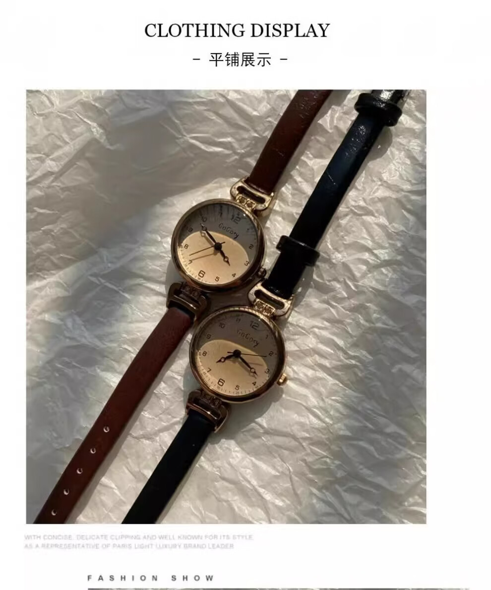 George Earl Women's Watch Lightweight Luxury Niche Brand 2026 New Silent Exam Vintage Simple Student Girl Watch 14