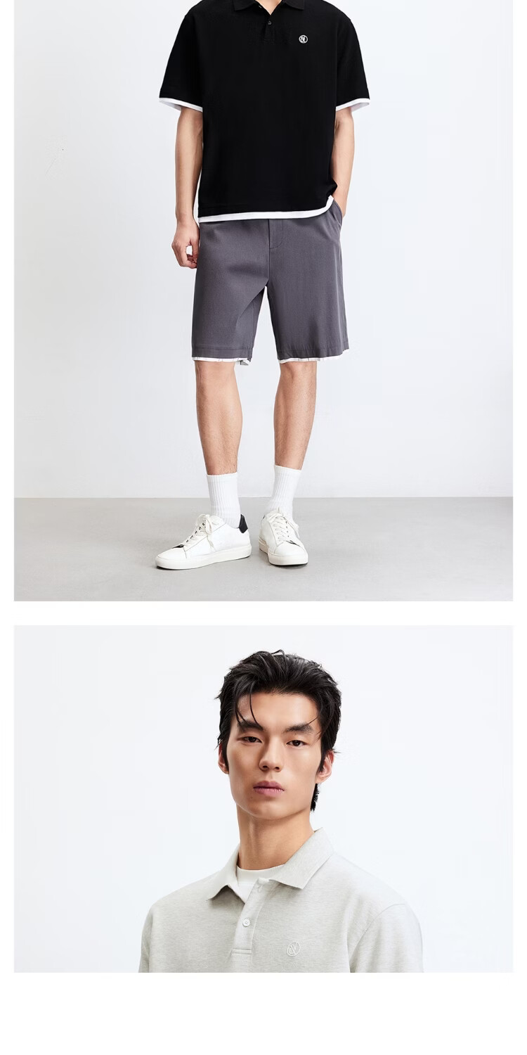 JACK&JONES Cool Waffle Polo Shirt Men's Spring Business Casual Loose Fit Short Sleeve 226106010 10