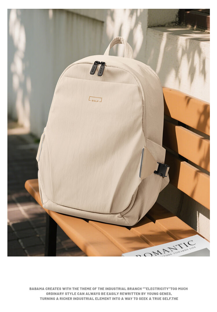 GOLF Large Capacity 16-inch Laptop Backpack Unisex Lightweight Travel Business Casual School Bag 8