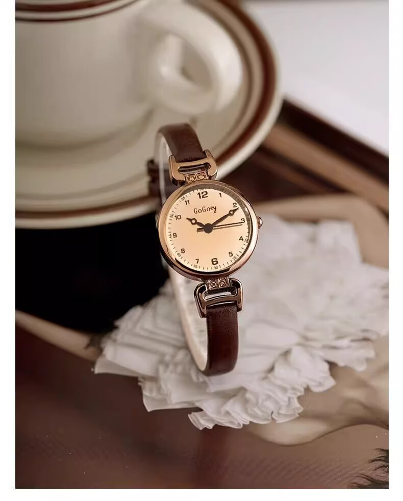 George Earl Women's Watch Lightweight Luxury Niche Brand 2026 New Silent Exam Vintage Simple Student Girl Watch 4