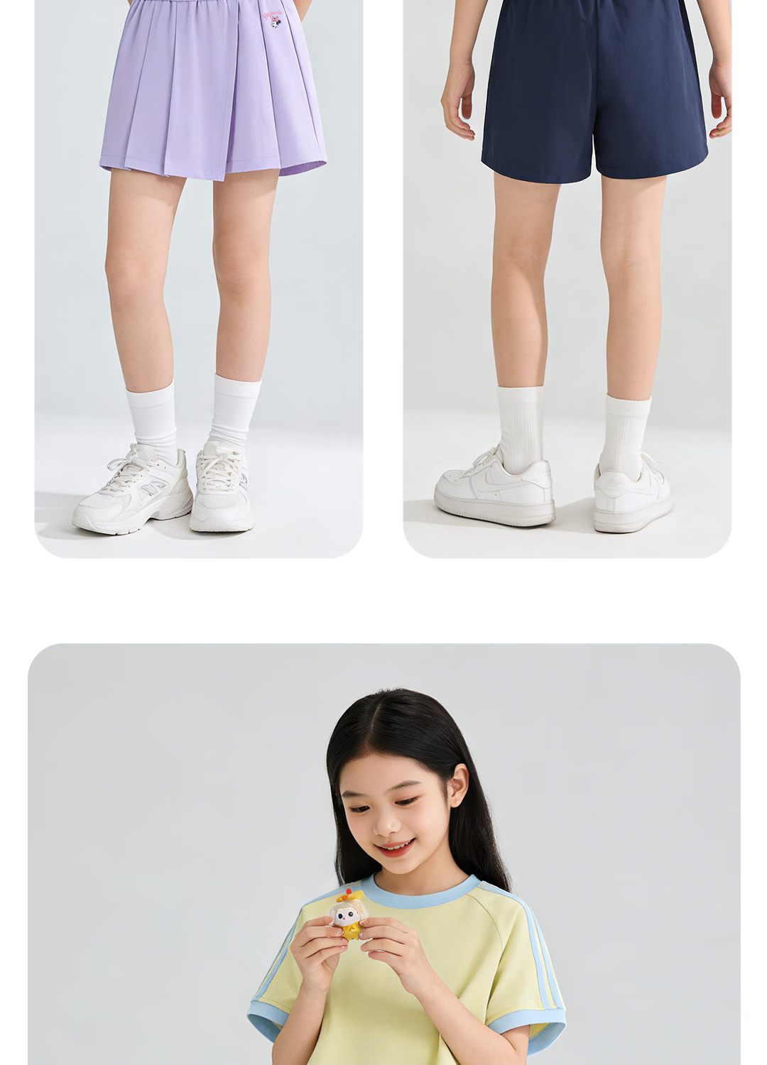 Disney Kids Cartoon Girls Dress 2026 Summer New Sports Children's Skirt Fashionable School Style Girls Pleated Skirt 26