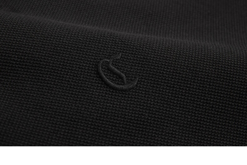 CABBEEN 260G Heavyweight Pure Cotton Pique Polo Shirt Men Shoulder Sleeve Tape Design 2026 Spring American Style Short Sleeve Polo Shirt 18