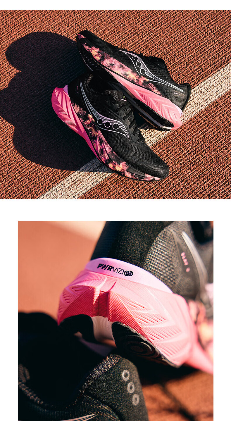 Saucony SLAY Full Carbon Plate 3 Running Shoes Black Pink 9 [Couple Model] 38.5 6