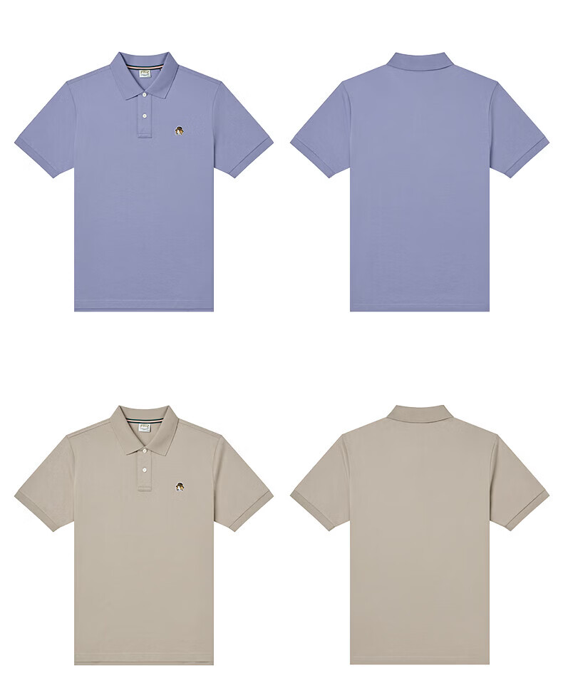 HAZZYS Men's Summer PHIZ Series Loose Classic Short Sleeve Polo Shirt ASTZE0DBI22 8