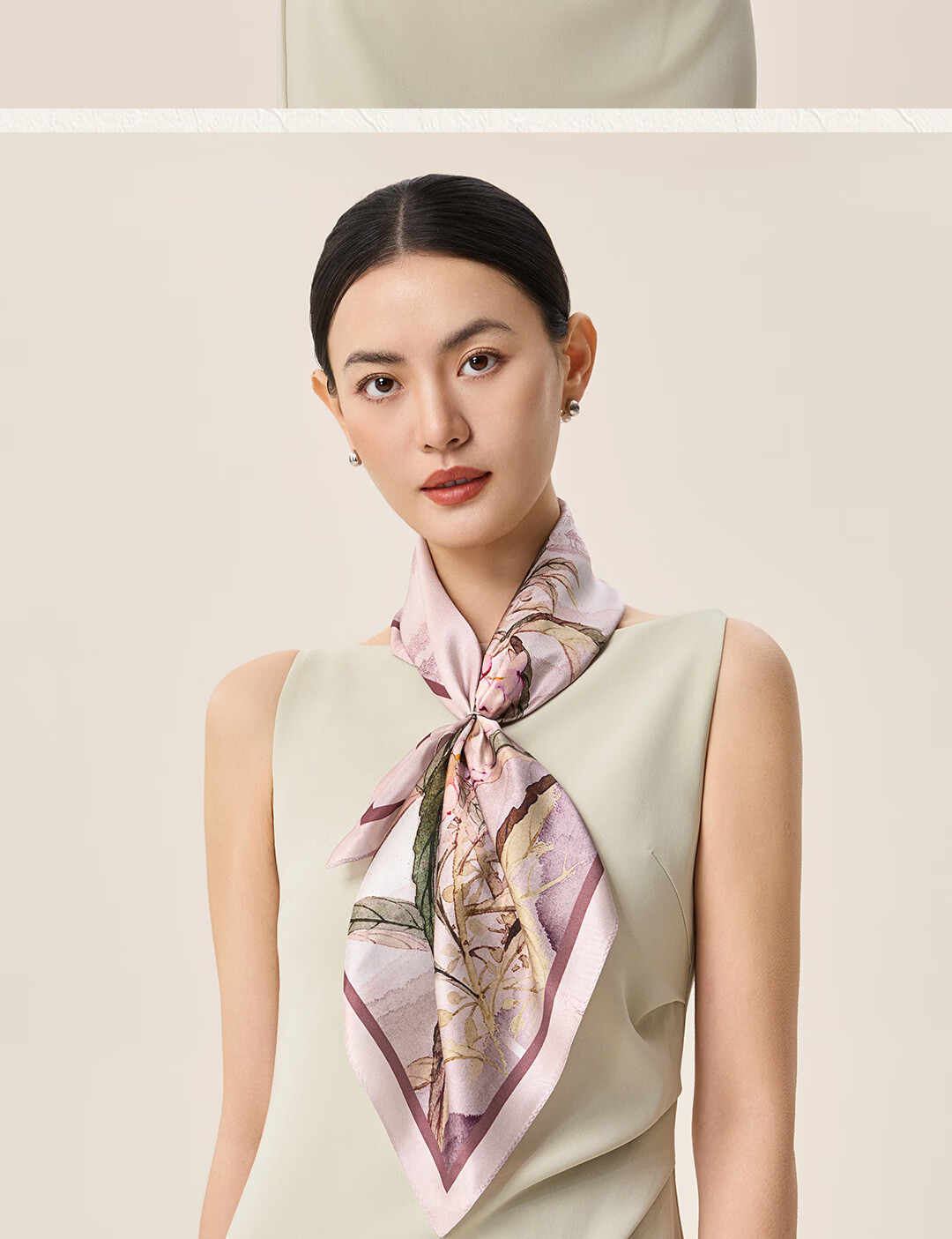 Shanghai Story 2026 New 100% Mulberry Silk Scarf Square Silk Scarf Gift Box for Mom Birthday Girlfriend Gift 10