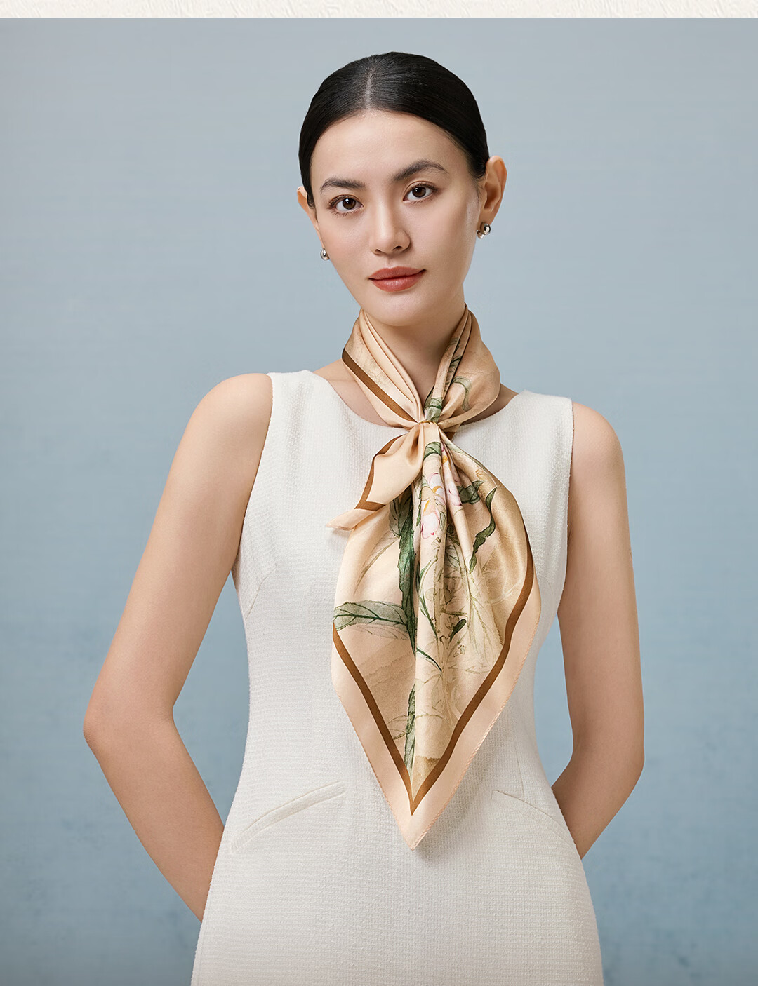 Shanghai Story 2026 New 100% Mulberry Silk Scarf Square Silk Scarf Gift Box for Mom Birthday Girlfriend Gift 8