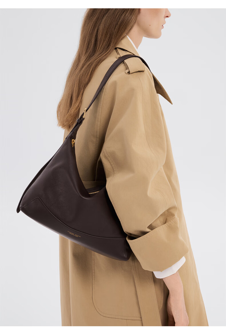 VANESSA HOGAN Zhang Yakin Same Style VH Women's Handbag, Xiran Hobo Bag, Vegetable Tanned Leather, Light Luxury Crossbody Shoulder Bag, Ladies' Birthday Gift 15