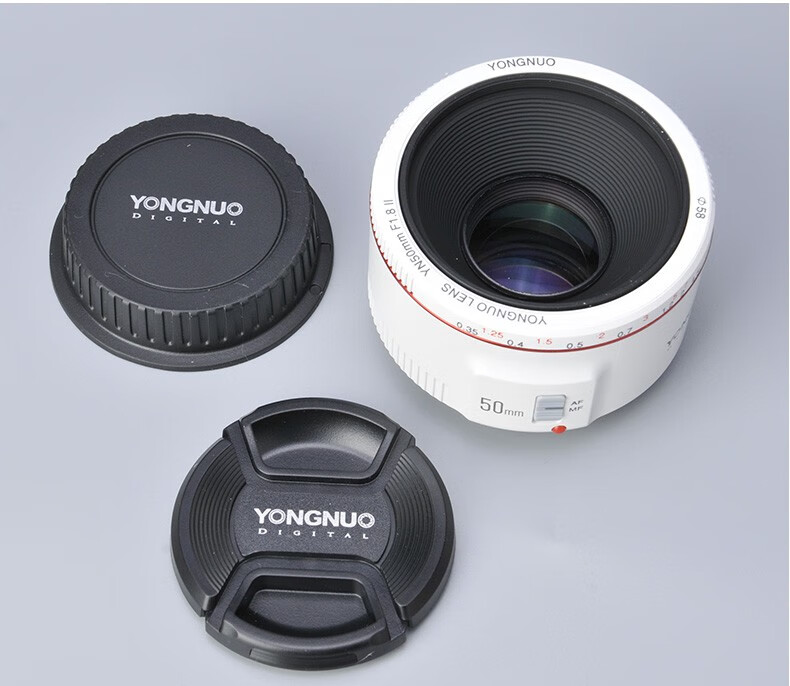 yl索尼(sony)通用永诺镜头二代50mm定焦人像全画幅自动对焦尼能小痰盂