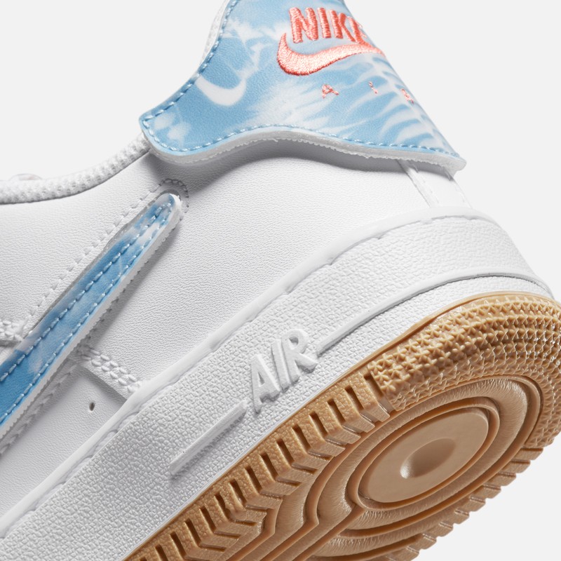 耐克nike女鞋air force 1af1空军一号白蓝 魔术贴 休闲低帮板鞋 dm10