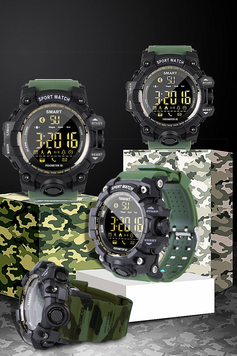 联语(lianyu)纽曼ex16蓝牙智能手环运动男士 运动防水户外智能手表