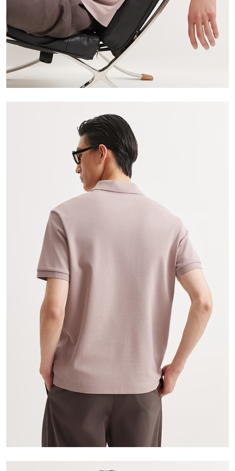 JACK & JONES Men's Polo Shirt Business Casual Simple Comfortable Cool Embroidered Fitted Short Sleeve Top 226106011 11