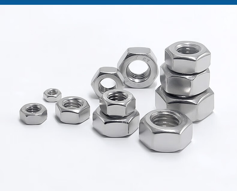 201不锈钢六角螺母(gb6170/din934) 外六角螺帽m3m4m5m6m8-m20 m16