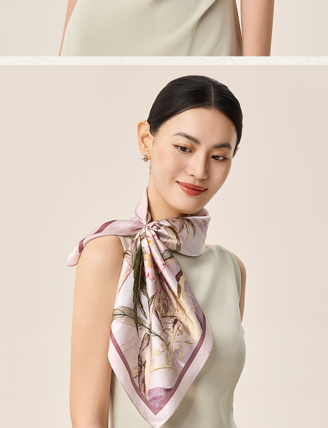 Shanghai Story 2026 New 100% Mulberry Silk Scarf Square Silk Scarf Gift Box for Mom Birthday Girlfriend Gift 11
