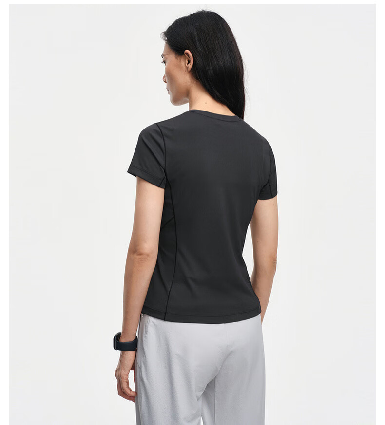 Biyinlefen [Eco-Friendly T] 2026 Spring Summer New Women's Outdoor Sweat-Resistant Sun-Protective Moisture-Wicking Quick-Dry Crew Neck Short Sleeve T-Shirt 6