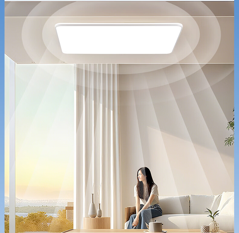 Dell Modern Minimalist Ceiling Light Ultra-Bright LED Eye-Care Living Room Bedroom Dining Lamp Zhongshan Lighting 17