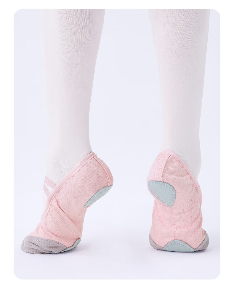 Aiwu Ge Children's Dance Shoes Soft Sole Ballet Practice Shoes Boys and Girls Dance Shoes Grading Special Dance Shoes Nude Color Size 30 10
