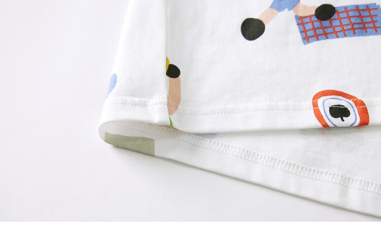 Duoduo Boys' Pajama Set Spring and Autumn Soft Breathable Skin-Friendly Long Sleeve Homewear Children's Loose Comfortable Two-Piece Set 18