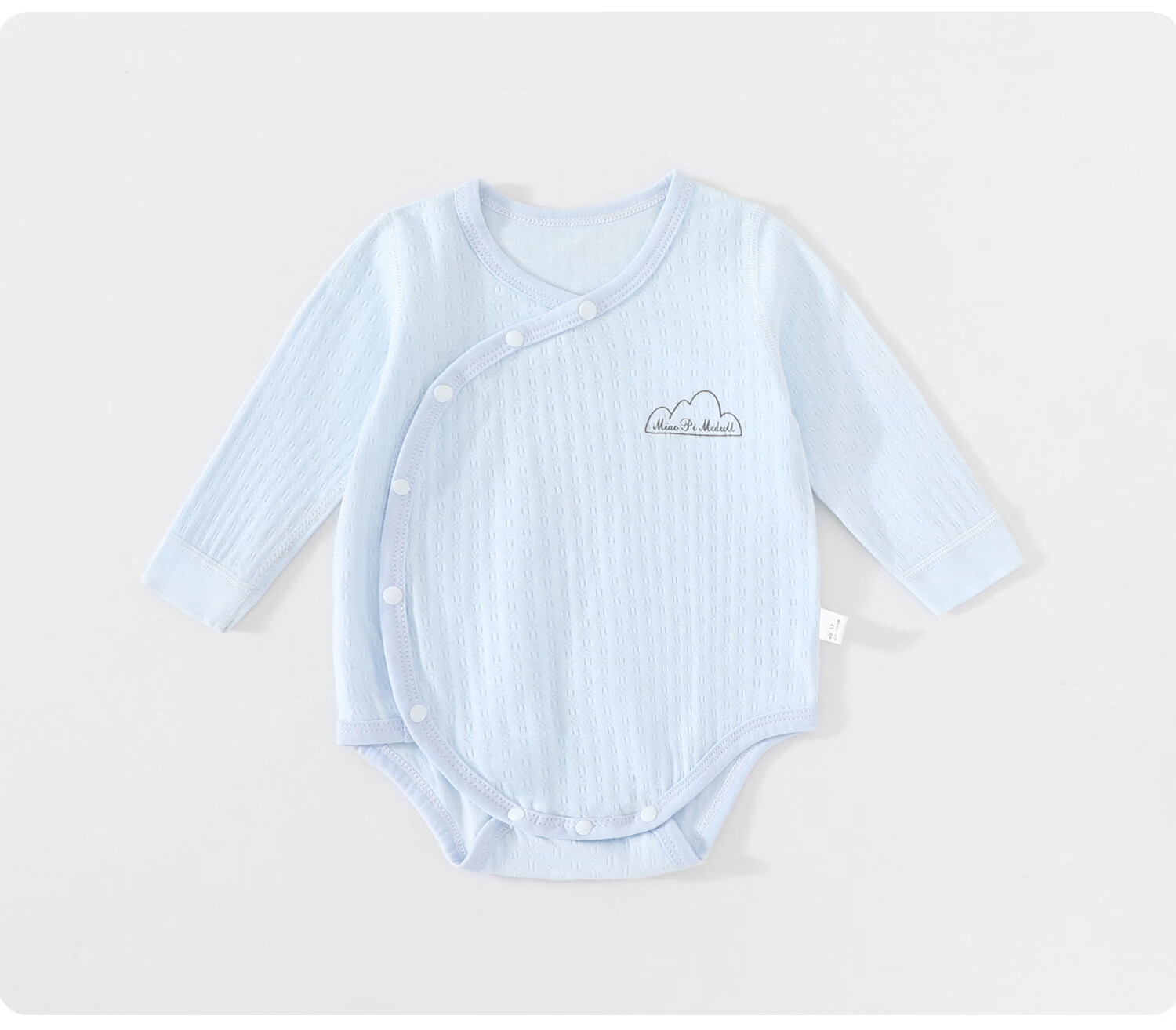 Banbadoudi Newborn Onesie, Spring And Autumn Pure Cotton Skin-Friendly Seamless Belly Protection Breathable Long Sleeve Triangle Romper Bodysuit for Baby Boys And Girls 14