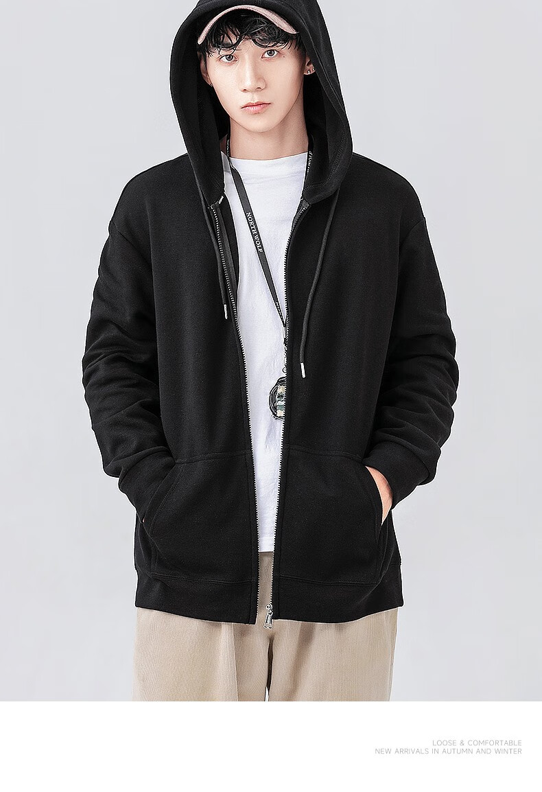 雪中飞(snowflying) 雪中飞卫衣男2022新款秋冬美式潮牌连帽大码宽松