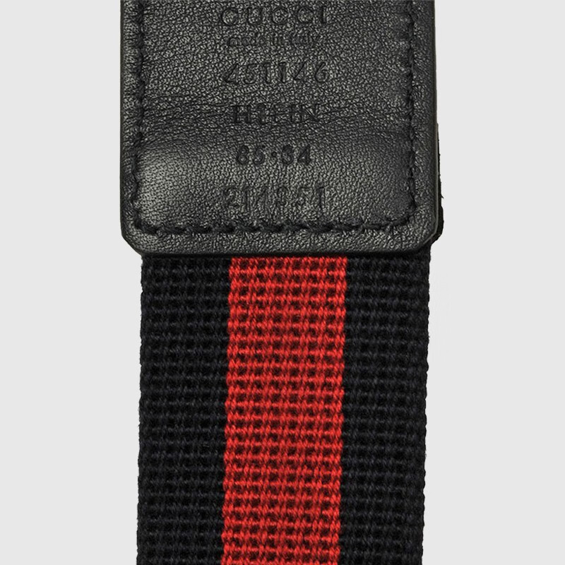 古驰(gucci) 虎头徽标皮带 logo标识腰带 451146 h1fin 8497 拼色 90