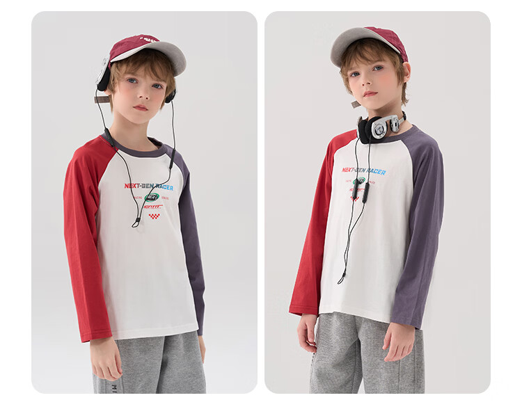 Disney Boys' Long Sleeve T-Shirt Children's Cotton Spring 2026 New Autumn Cartoon Fashion Top 13