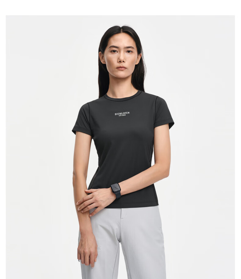 Biyinlefen [Eco-Friendly T] 2026 Spring Summer New Women's Outdoor Sweat-Resistant Sun-Protective Moisture-Wicking Quick-Dry Crew Neck Short Sleeve T-Shirt 5