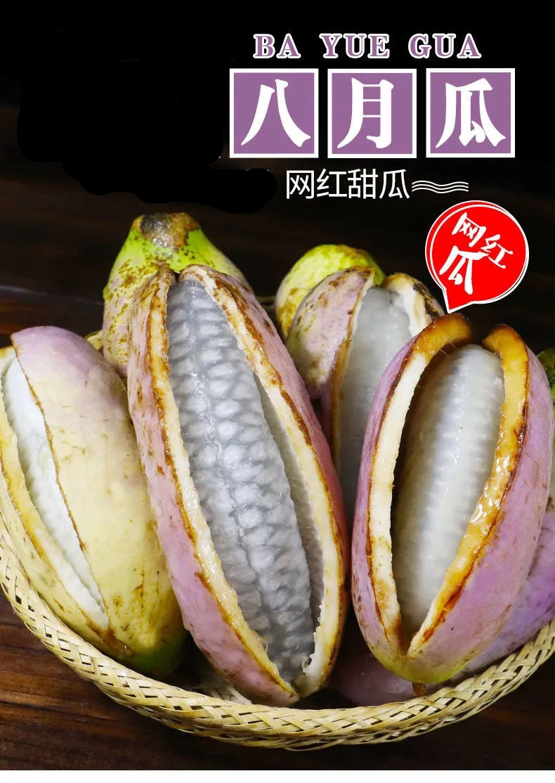 八月瓜鲜果八月炸新鲜水果稀奇古怪木通果九月炸批发预售 3斤大果