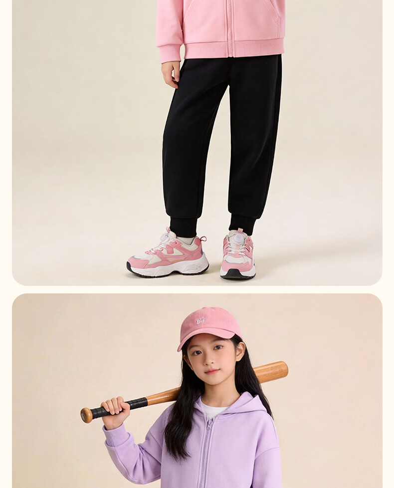 Jeanswest Girls' Outfit 2026 Children's Fashionable Jacket Spring Hoodie Sports Two-Piece Set for Older Girls 5