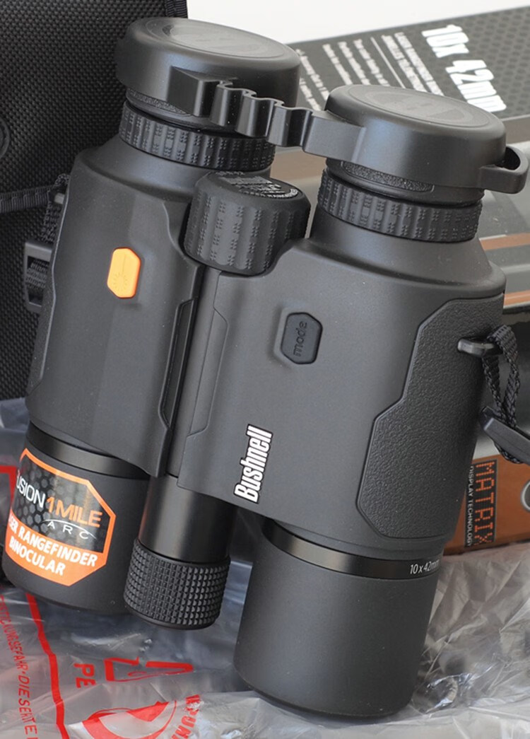 美国bushnel博士能双筒高清高倍手持充氮防水远镜激光测距仪202310测