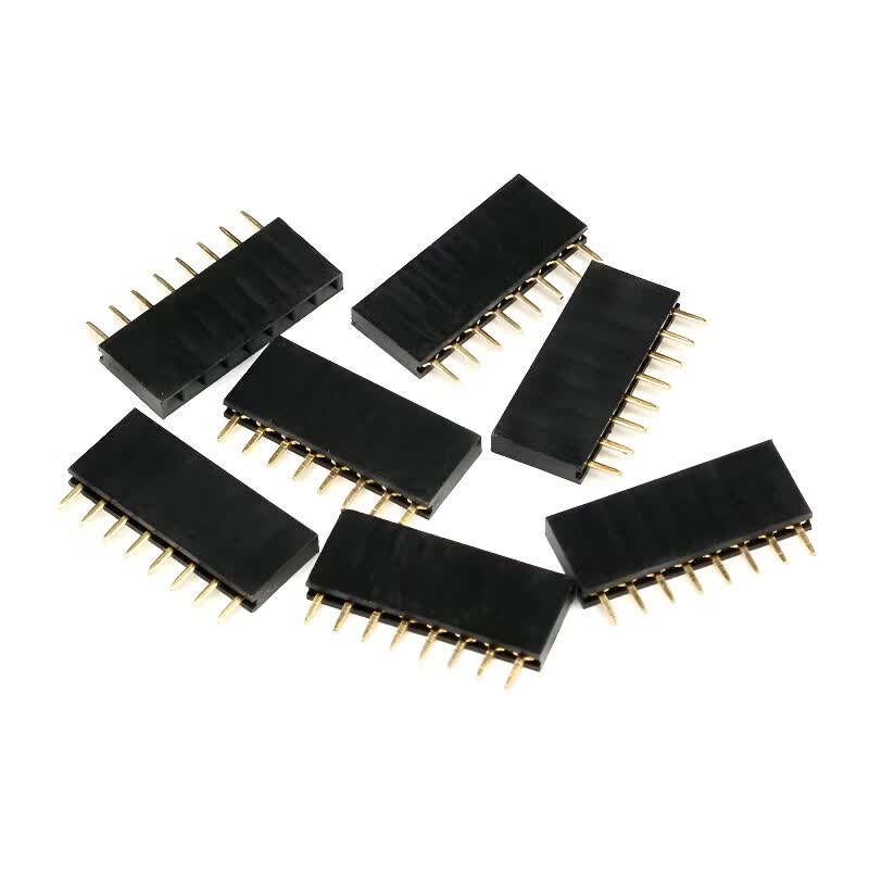 2.54 Single row female 2P3P4P5P6P7P8-40 pin pitch 2.54mm Single row direct insertion female socket 2P single row [2-piece set] thumbnail 4