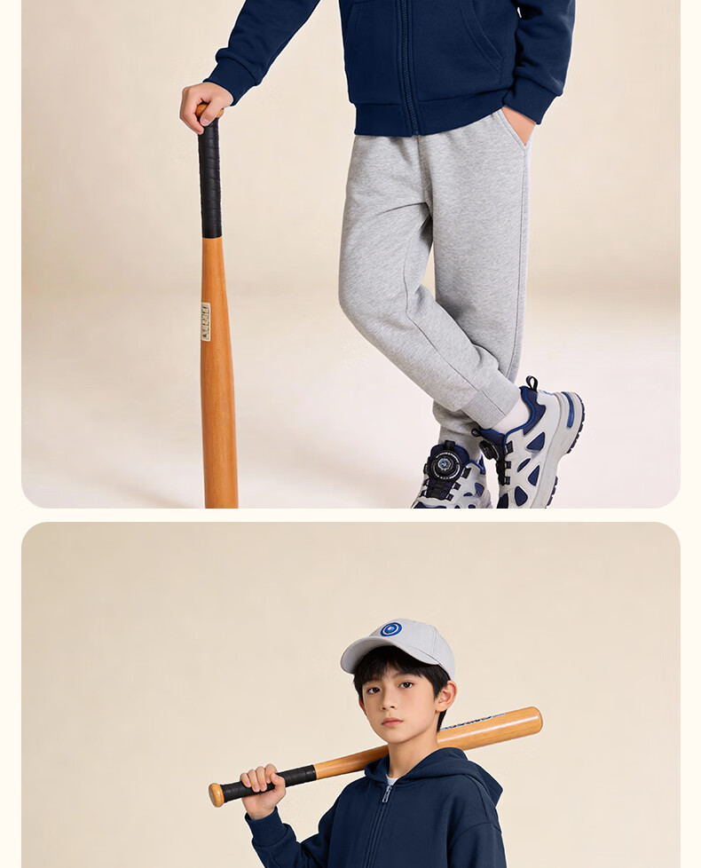 Jeanswest Boys' Outfit, 2026 Children's Fashion Spring Clothing, Big Kids Hooded Jacket for Spring And Autumn, Boys' Sweatshirt Two-Piece Set 7