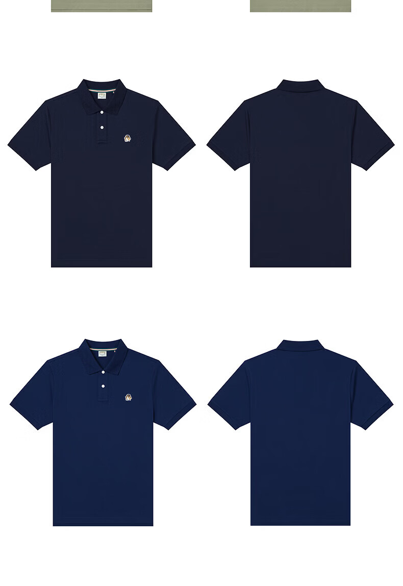 HAZZYS Men's Summer PHIZ Series Loose Classic Short Sleeve Polo Shirt ASTZE0DBI22 6