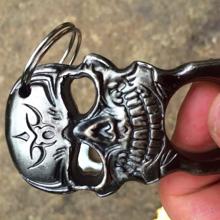 拳刺铁莲花指环防身暗器拳扣铁拳头毒龙钻手扣手刺指虎防身铁拳套山猫