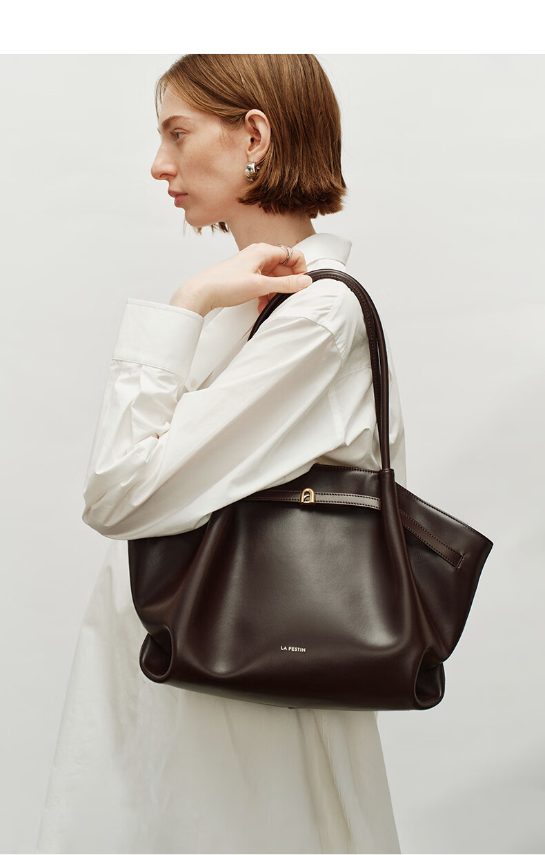 La Festin Sun Qiantong Edition Small Lazy Bag Women 2026 New Large Capacity Shoulder Underarm Tote Bag Birthday Gift 14