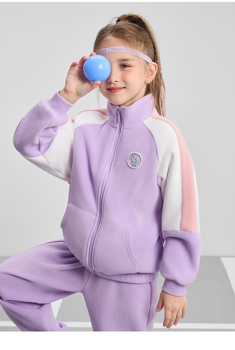 Disney Kids Set Boys and Girls 2026 New Spring Fleece-Lined Sports Sweatshirt Two-Piece Trendy Cool Jacket and Pants 44