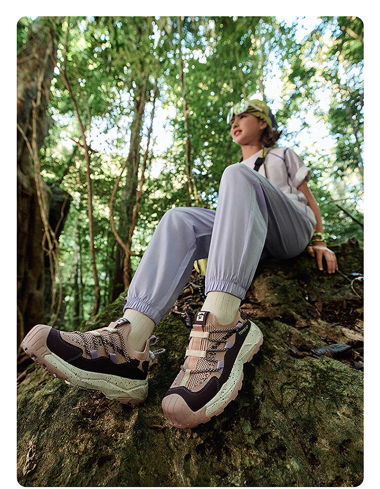 TOREAD 【Yuexing】 Kids' Sports Shoes Spring Summer Children's Bread Toe Hiking Shoes White/Blue Size 35 19