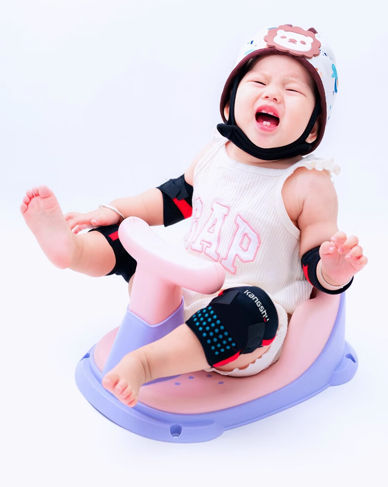 Kangshu Baby Crawling Knee Pads Children's Protective Knee Covers Toddler Walking Fall Prevention Infant Knee Leg Guards Full Set 6