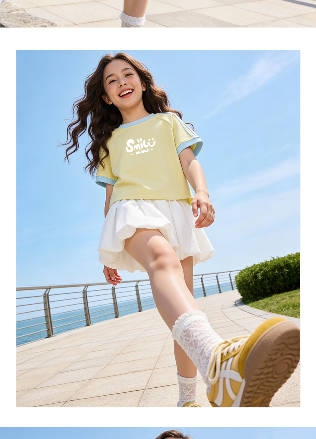 Disney Kids Forest Style Outfit 2026 Summer New Sweet Cute Girls Summer Fashion Stylish Clothing 33