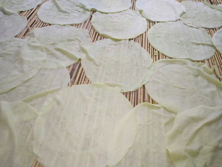 湖北天门特产农家手工现做新鲜豆皮豆饼豆丝湿豆皮真空包装3斤 空包装