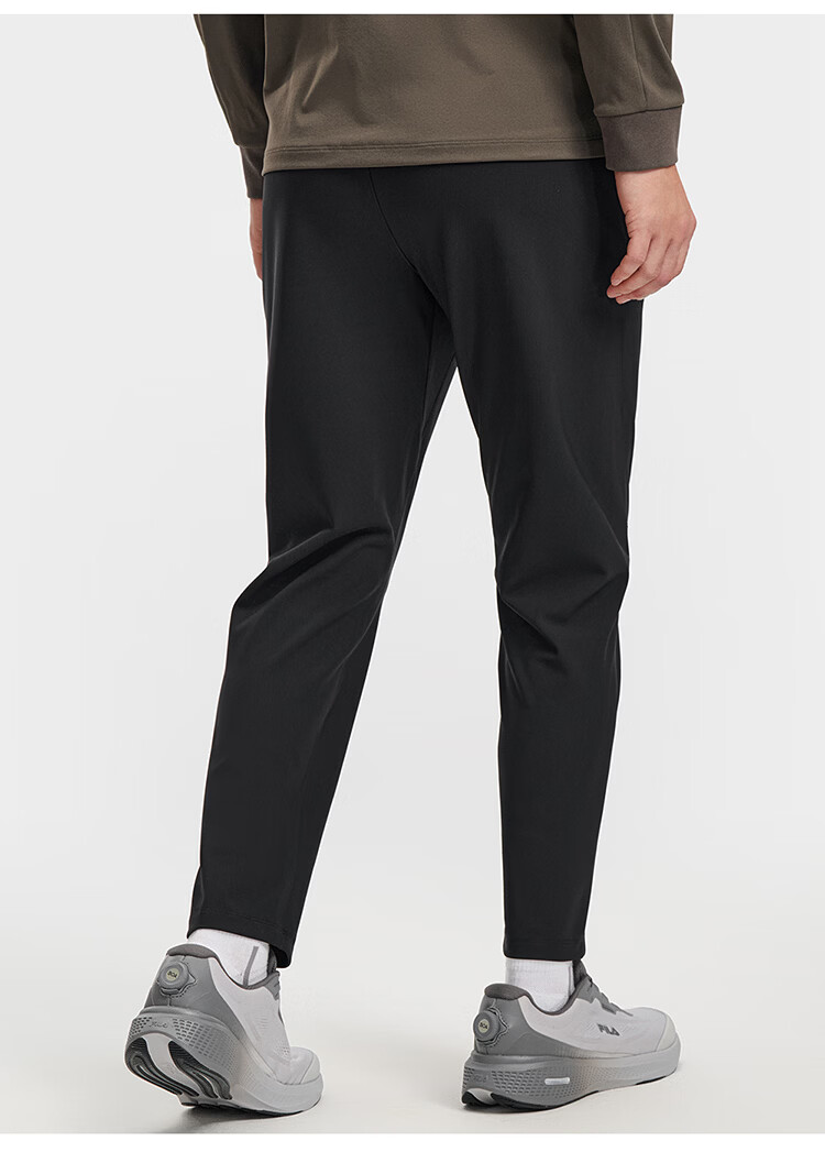 FILA Official Agile Men's Knit Pants 2026 Spring Running Fitness Basic Straight-Leg Trousers 7