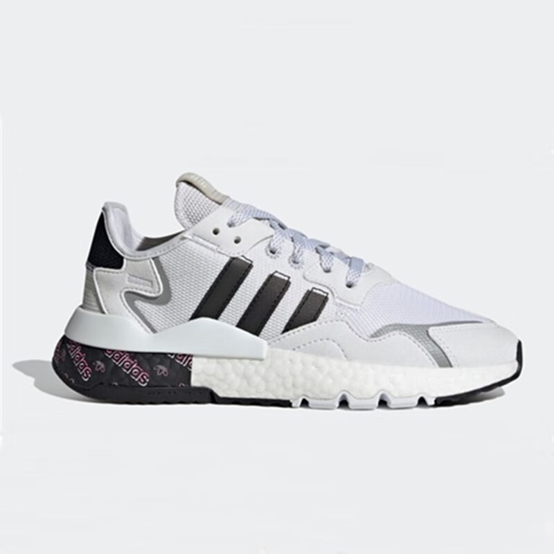 阿迪达斯(adidas)三叶草nite jogger跑步鞋女鞋秋季低帮缓震运动鞋网
