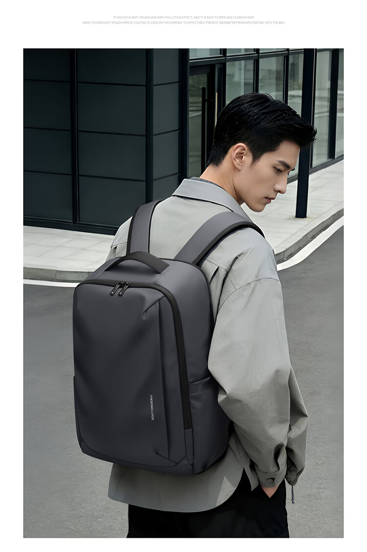 GOLF Men's Backpack 15.6/16 Inch Laptop Bag Huawei Business Travel Casual Backpack 14