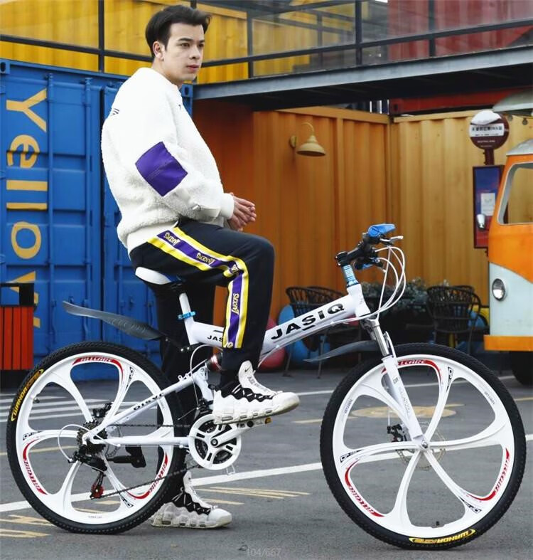 菲利普自行车软尾 菲利普超轻便双减震软尾折叠车男女学生网红变速