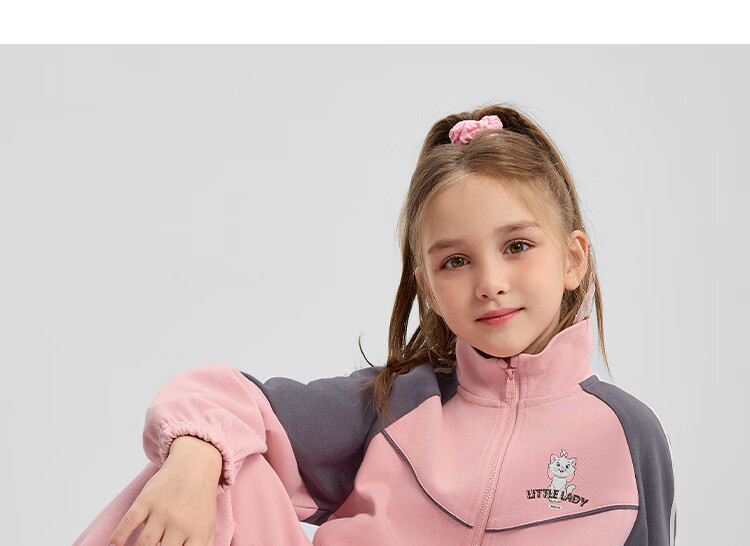 Disney Kids Set Boys and Girls 2026 Spring New Knit Sports Sweatshirt Two-Piece Trendy Cool for Older Children 26
