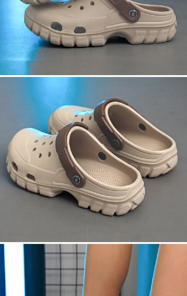 Huamei Comfortable Walking Sandals, Breathable Ventilated Open-Toe, Anti-Collision, Anti-Slip, Odor-Resistant, Quick-Dry Slippers HM2656 Off-White Size 42-43 20