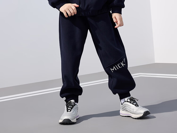 Disney Kids Set Boys and Girls 2026 New Spring Fleece-Lined Sports Sweatshirt Two-Piece Trendy Cool Jacket and Pants 28
