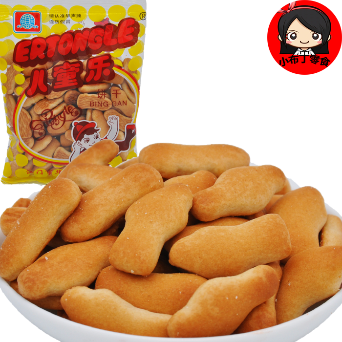 80后怀旧零食正宗华声牌大牛奶油饼干100g大牛饼干奶牛饼干 10袋 华声